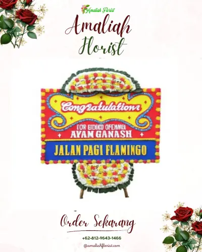 Bunga Papan Congratulation di Linggajaya